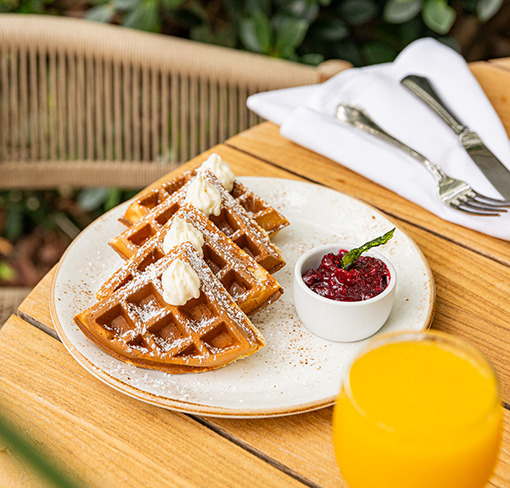 The Grove breakfast spread